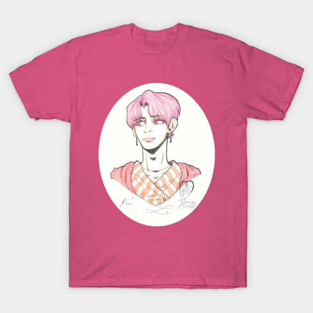 Jimin T-Shirt by Art by Amara